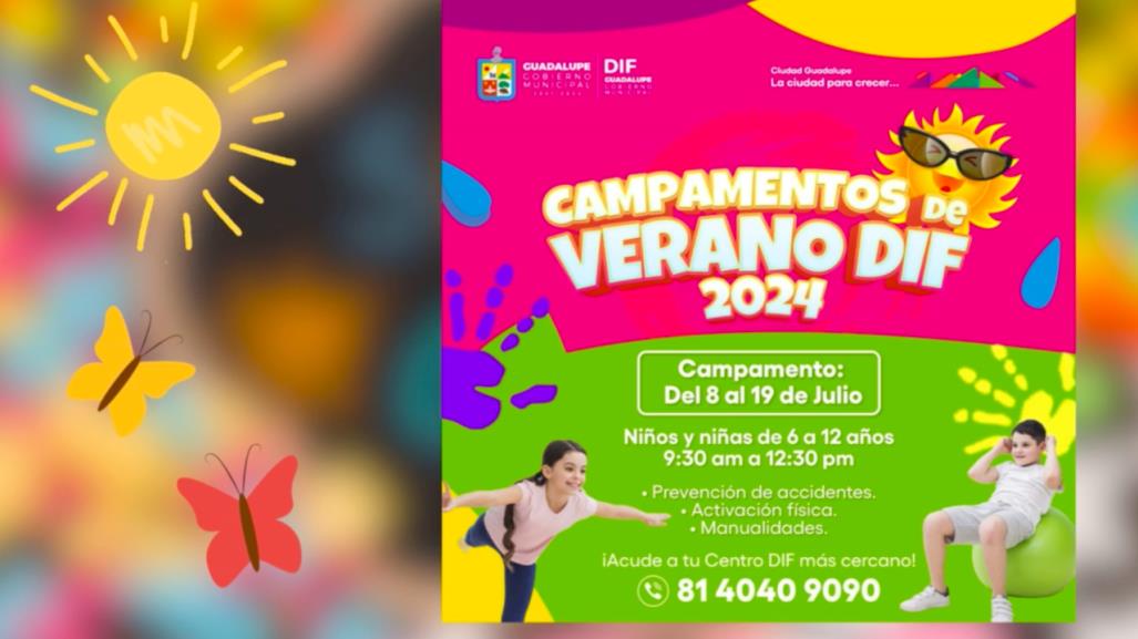 Campamentos de Verano DIF 2024 en Guadalupe, Nuevo León