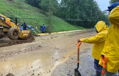 Derrumbes de cerros e inundaciones en Veracruz por Depresión Tropical Chris