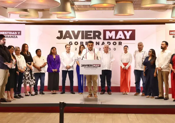 Presenta Javier May su gabinete para gobernar Tabasco