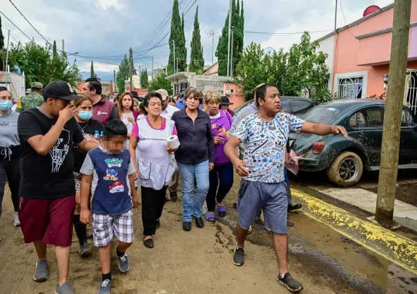 Edomex: Destinan recursos a familias afectadas por lluvias