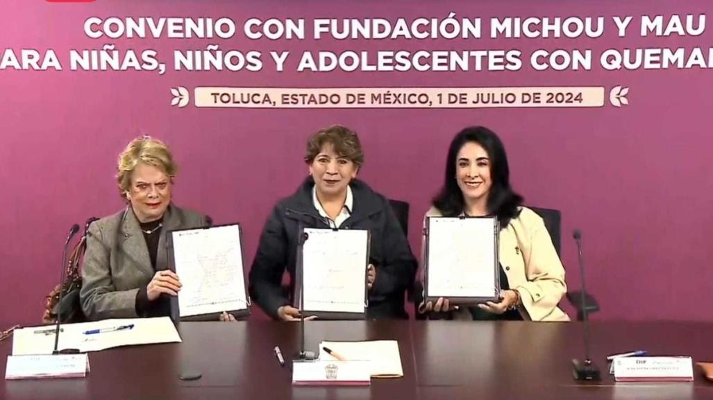 Delfina Gómez compromete acciones para prevenir y atender quemaduras en menores