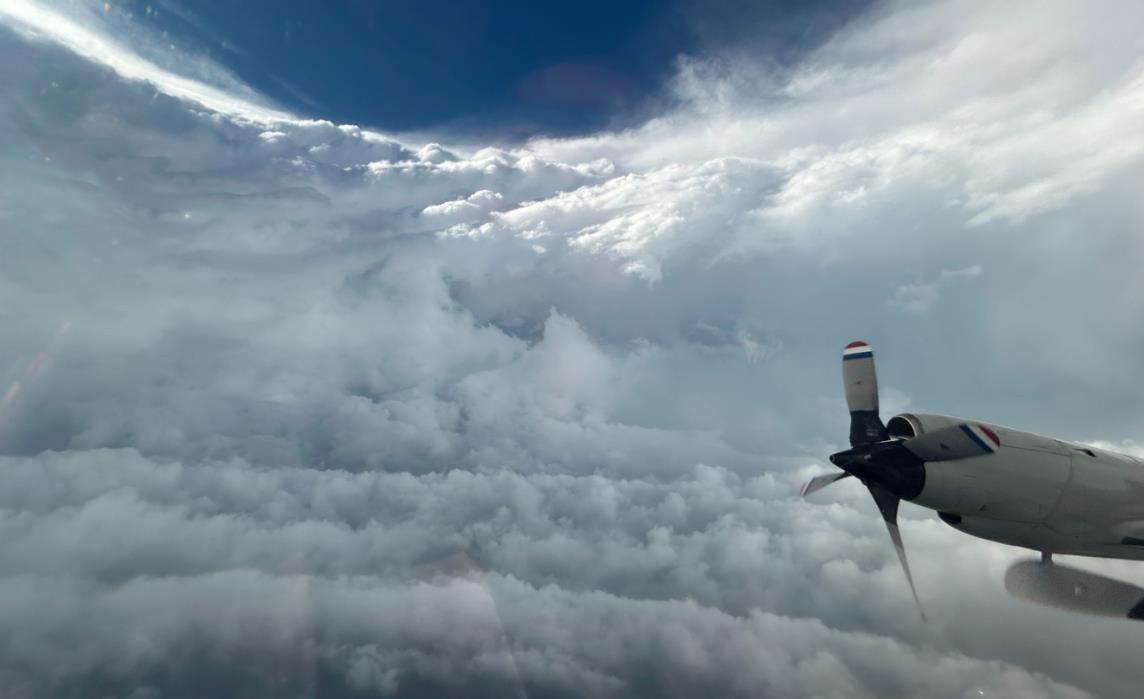 Avión Cazahuracanes. Foto: NOAA