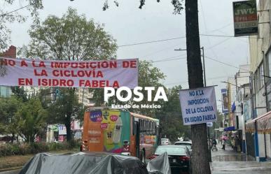 Comerciantes dicen no a la ciclovía en Toluca; temen afecten sus ventas