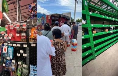 ¡Compras de pánico en Mérida y Yucatán por Beryl!