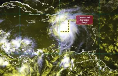 Huracán Beryl baja a categoría 4 y se aproxima a la Península de Yucatán