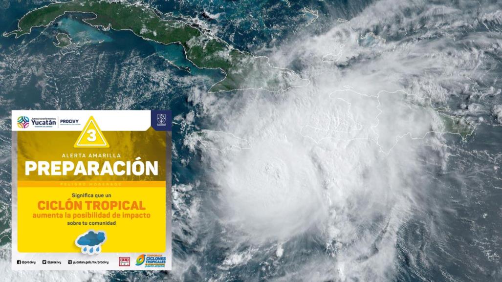 Yucatán en Alerta Amarilla por impacto del huracán Beryl: ¿Qué significa?