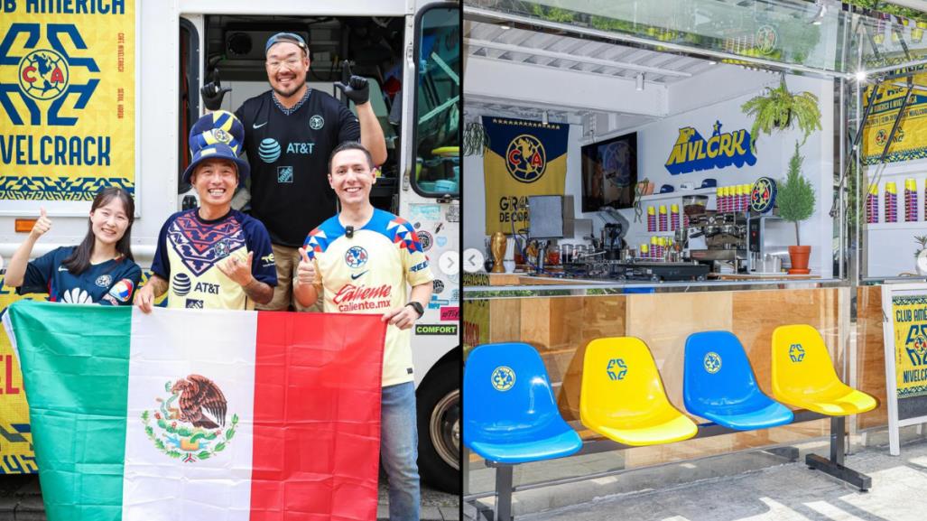 ¡Cafetería con temática del América en Corea del Sur!