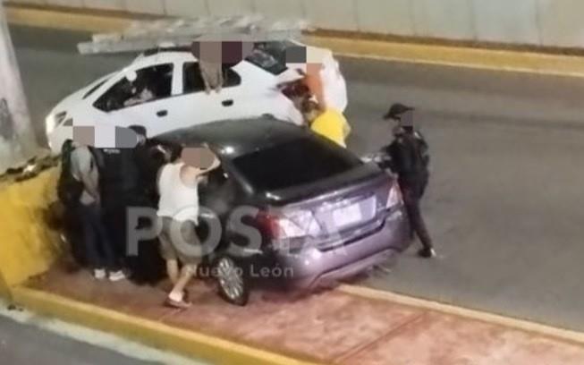 Mujer fallece en choque en cruce de Rangel Frías y Aztlán