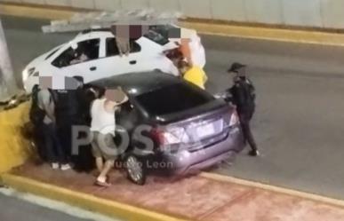 Mujer fallece en choque en cruce de Rangel Frías y Aztlán