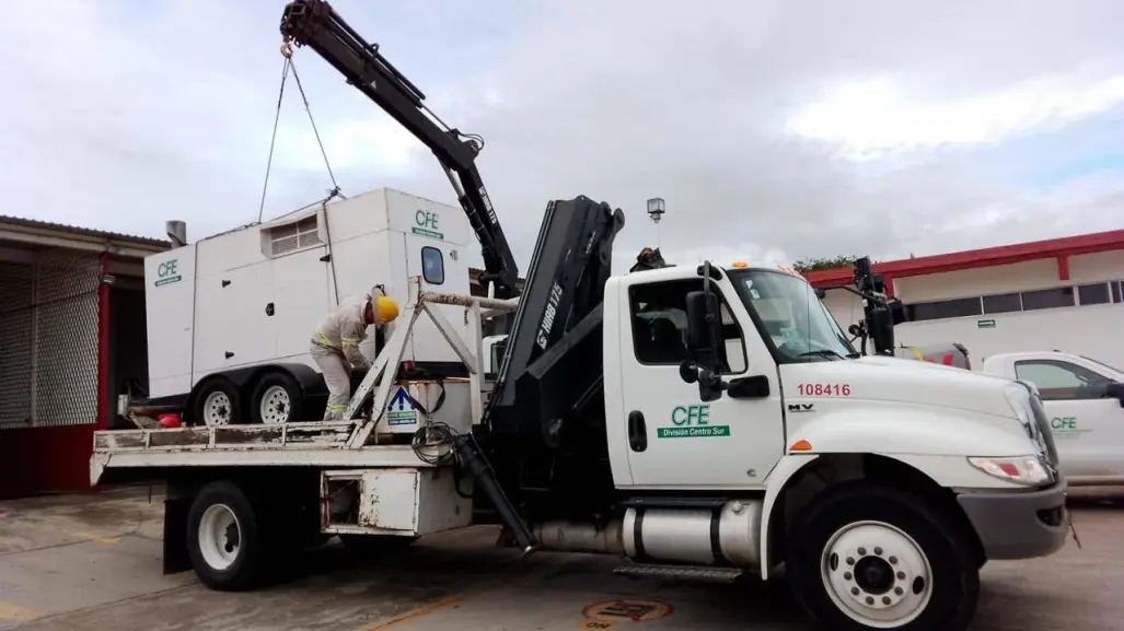 La CFE, lista para atender emergencias por Beryl en Yucatán