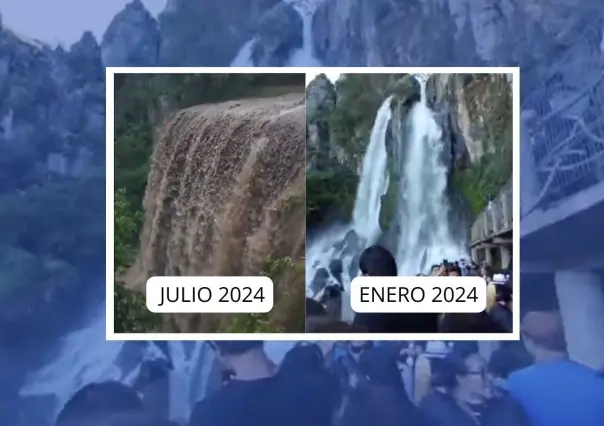 ¡Espectacular!, Cascada del Salto de Quetzalapan, Puebla recupera flujo de agua