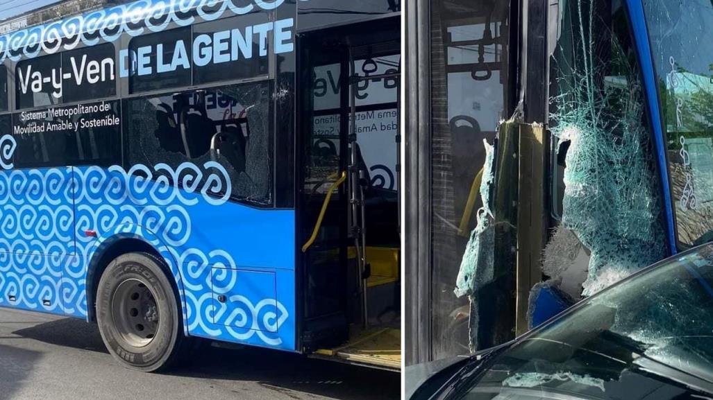 Camión Va y Ven de Vergel 1 se queda sin frenos y causa destrozos