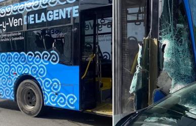 Camión Va y Ven de Vergel 1 se queda sin frenos y causa destrozos