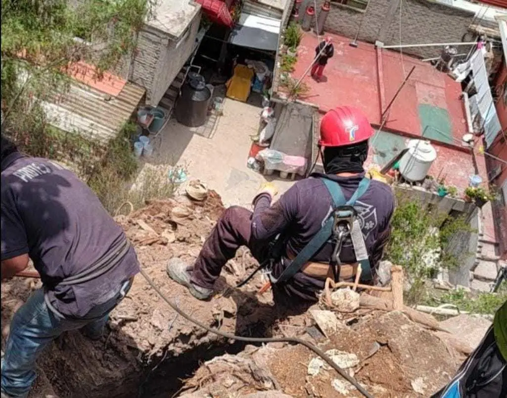 Buscan evitar el desprendimiento de las rocas y garantizar la seguridad de los habitantes. Imagen: Cortesía