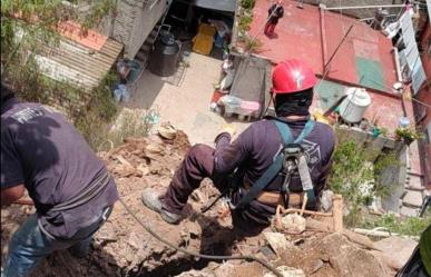 Alertan por desprendimiento de rocas en Tenayuca