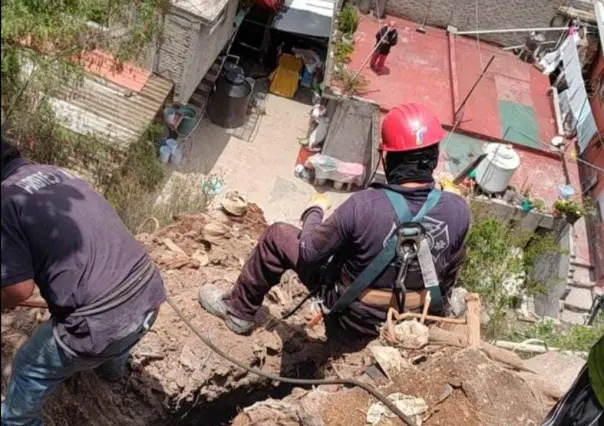 Alertan por desprendimiento de rocas en Tenayuca