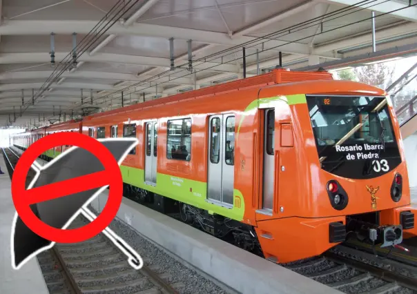 ¿Prohibirán los paraguas en el Metro de CDMX? Esto es lo que sabemos