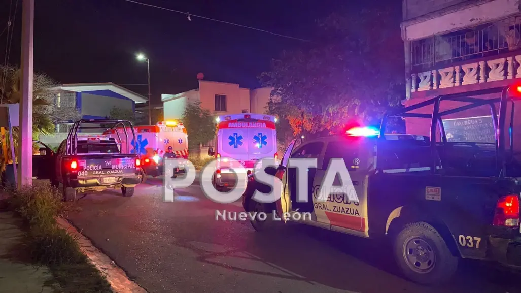 Asesinan a joven tras salir de su casa en Zuazua