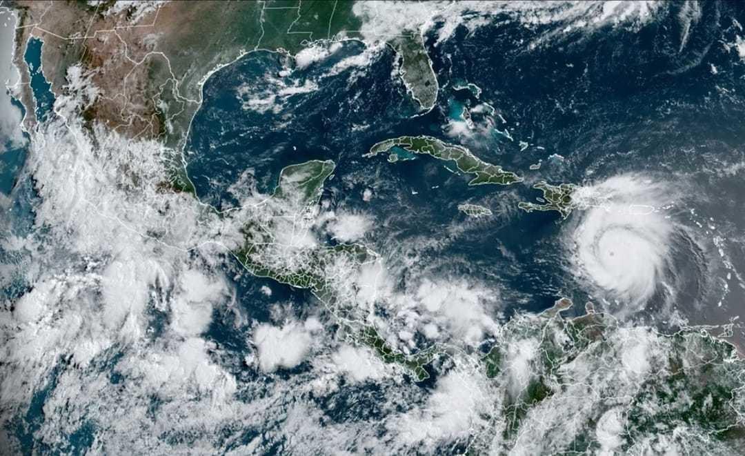 En las próximas horas se determinará la categoría de entrada de Beryl a Yucatán. Foto: Redes sociales