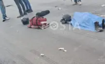 Muere motociclista tras choque y paraliza Libramiento