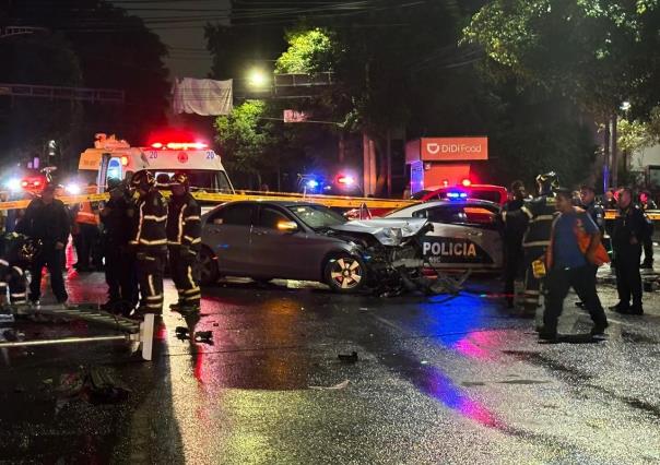 Choque entre auto y transporte público deja al 12 lesionados en la Benito Juárez