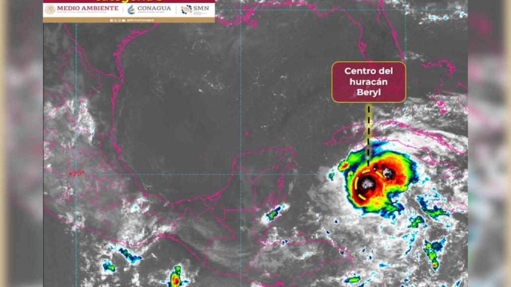 Emiten recomendaciones ante posible llegada del huracán Beryl a Tamaulipas