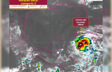 Emiten recomendaciones ante posible llegada del huracán Beryl a Tamaulipas