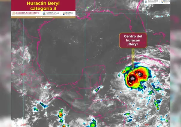 Emiten recomendaciones ante posible llegada del huracán Beryl a Tamaulipas