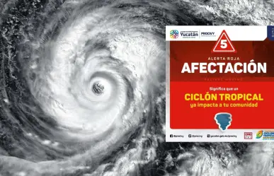 Alerta Roja en 77 municipios de Yucatán por cercanía del huracán Beryl