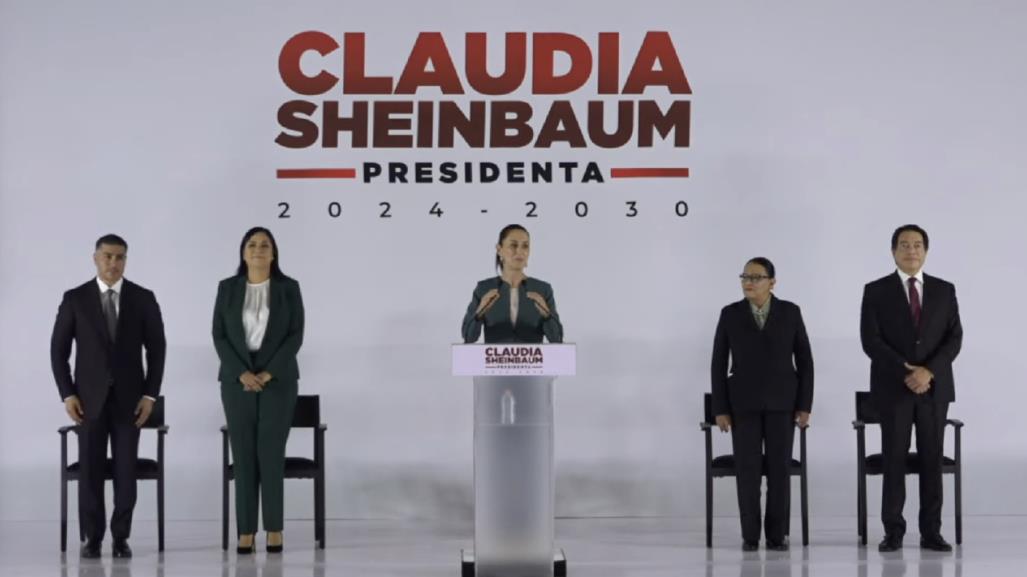 Sheinbaum presenta a cuatro nuevos integrantes de su gabinete