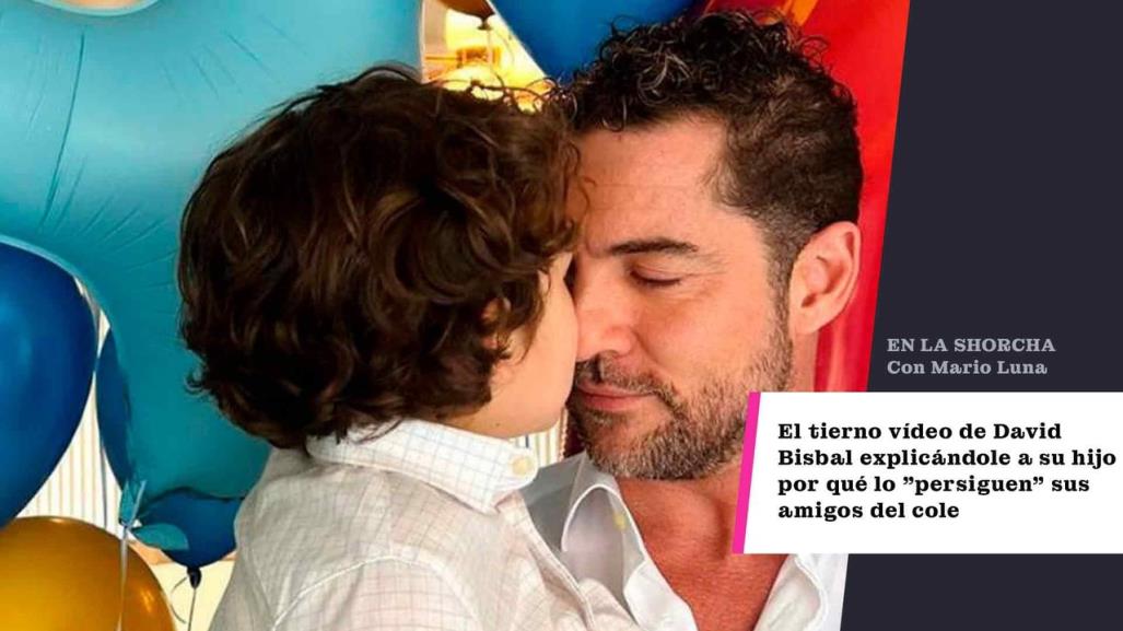 David Bisbal explica a su hijo por qué le persiguen sus amigos del cole