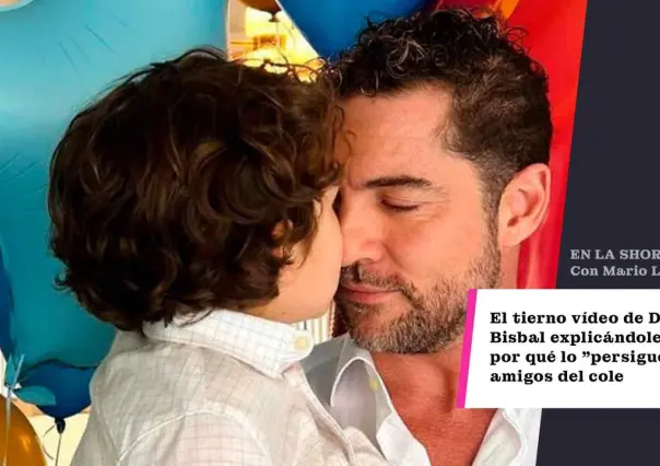 David Bisbal explica a su hijo por qué le persiguen sus amigos del cole