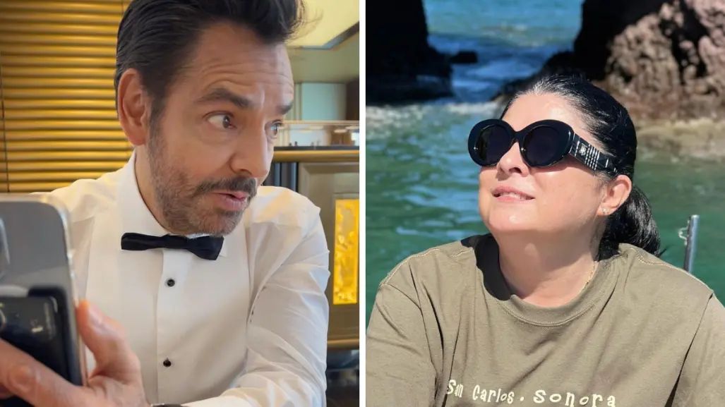 Así fue el reencuentro de Eugenio Derbez y Victoria Ruffo | VIDEO