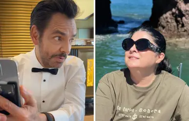 Así fue el reencuentro de Eugenio Derbez y Victoria Ruffo | VIDEO