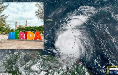 Huracán Beryl: ¿A qué hora se empezará a sentir en Yucatán?