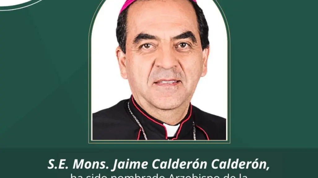 Nombra Papa a Monseñor Jaime Calderón Calderón como Arzobispo de León