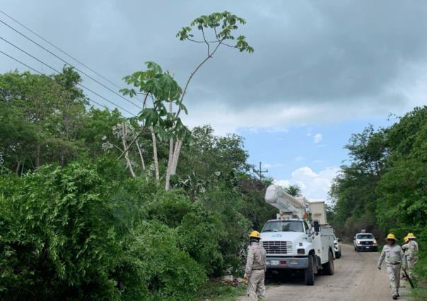 CFE activa plan de emergencia por huracán en Quintana Roo