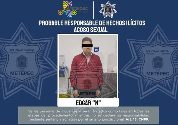 Médico detenido por tocamientos íntimos en Metepec