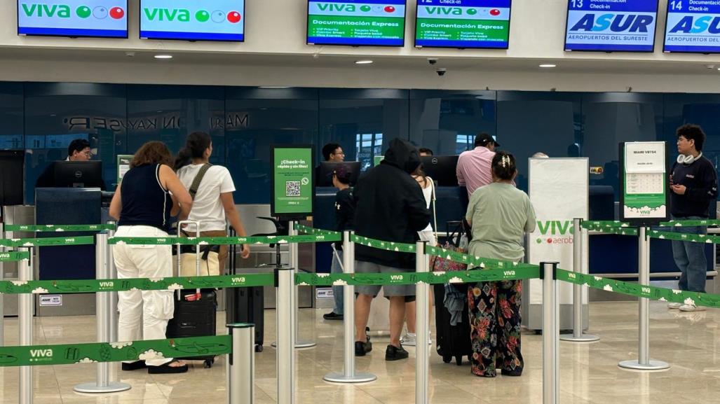 El aeropuerto de Mérida cancela 36 vuelos por huracán Beryl