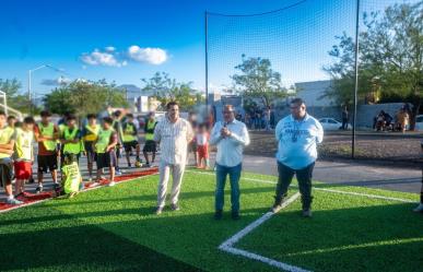 El Gobierno de Escobedo impulsa el deporte con nueva cancha de futbol rápido