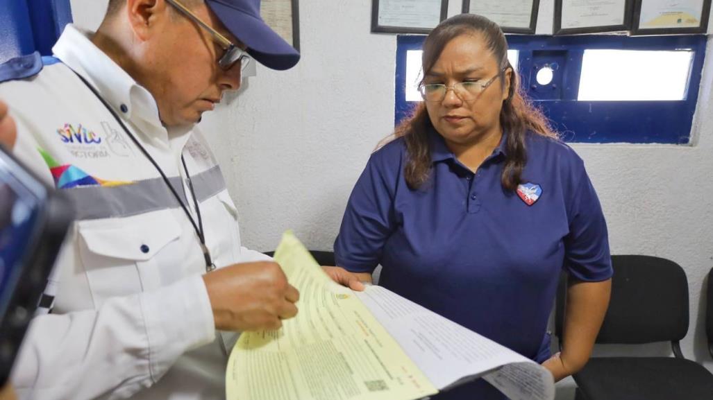 Sanciona Tránsito a empresa que infringió señalización vial