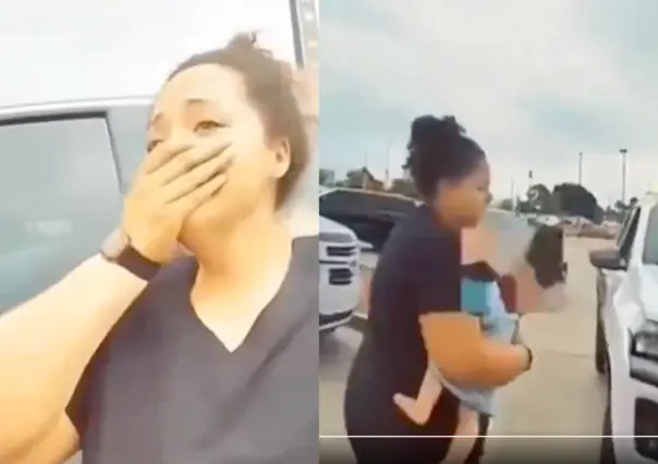 Madre deja a su hijo de 16 meses en coche mientras juega en casino (VIDEO)