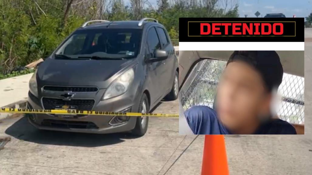 Detienen a tabasqueño de 15 años por acuchillar a un taxista en Mérida