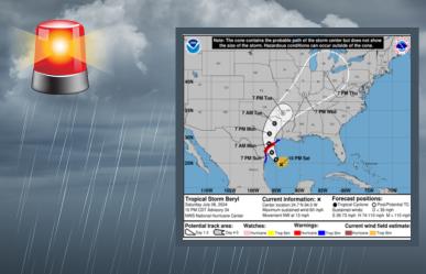 Tormenta tropical Beryl se fortalecerá como huracán; costa de Texas