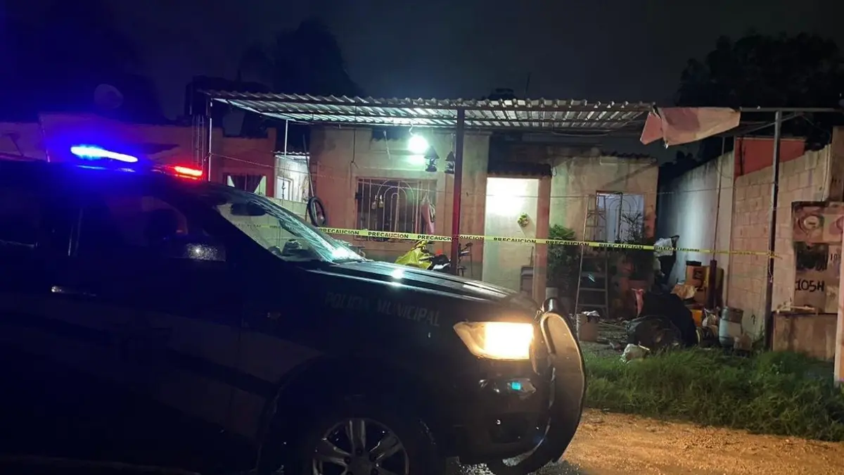 Los hechos ocurrieron en una casa de la colonia San Ángel Foto: Redes Sociales