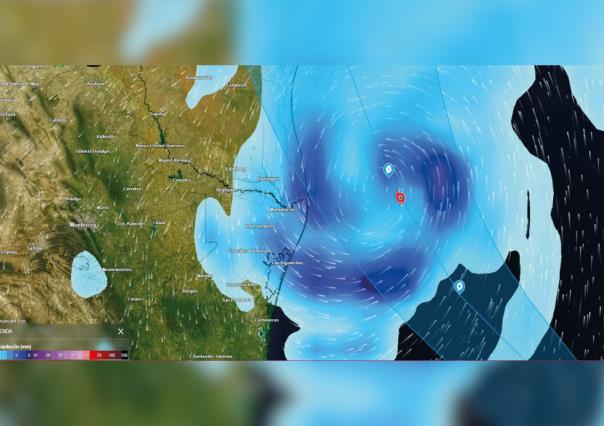 Generará Beryl lluvia de moderada a fuerte en la región norte de Tamaulipas