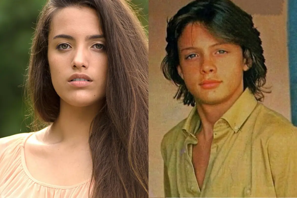 Foto de Milagros Pabón a los 17 años, y Luis Miguel a los 12 años. Foto: Especial