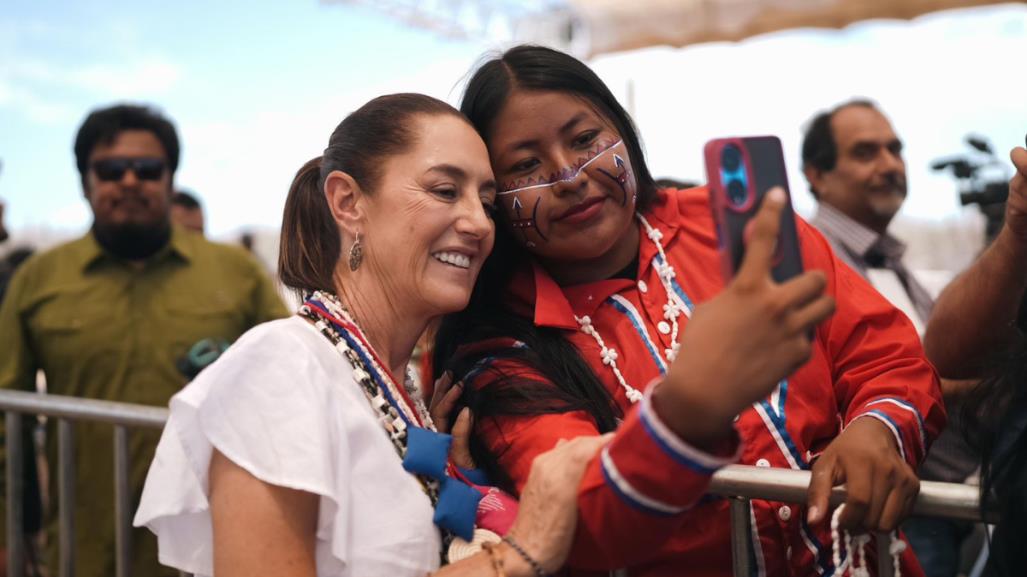 Claudia Sheinbaum promete justicia y más caminos rurales para Sonora