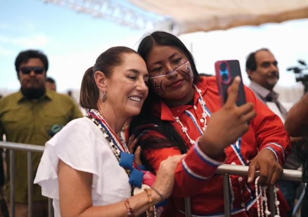 Claudia Sheinbaum promete justicia y más caminos rurales para Sonora