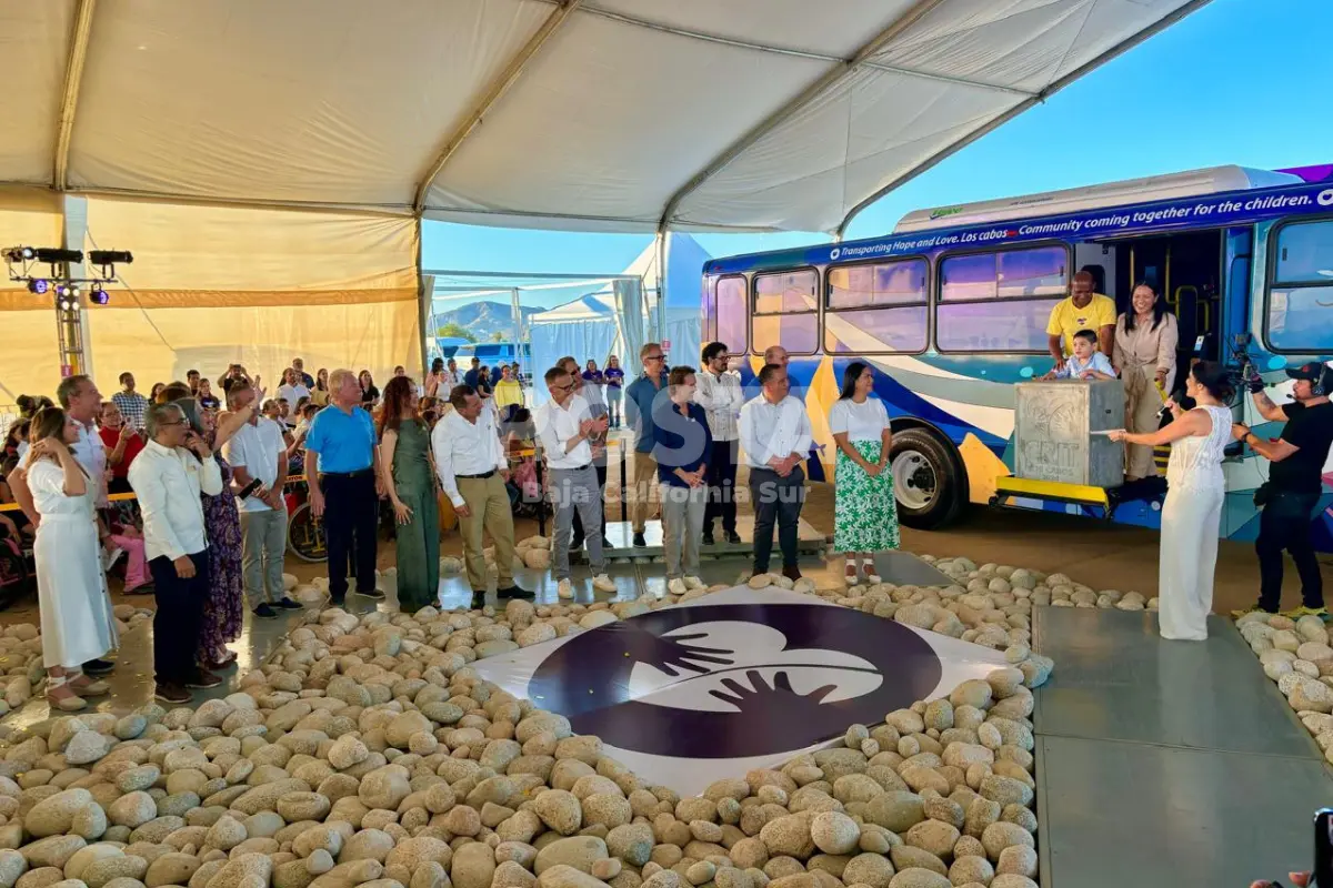 Colocan primera piedra para CRIT Los Cabos. Foto: Ariel Zavaleta / POSTA BCS